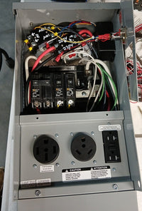 .0575-XCP RV Electricity Cashless Payment Station Pedestal Kit. Payment From Cell Phone Via Bluetooth For Hour, Day Or Weekly Timer Mode. Designed And Manufactured For; RV 50A/30A/20A Electricity Pedestal Vending