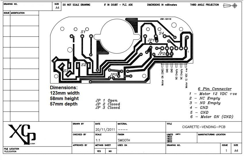 Box & Package 12V Dispenser Belt Driven Mechanism