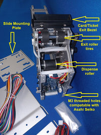0.17 - Card & Ticket Dispenser Model TCD-180M 24V Serial, USB & Pulse Mode