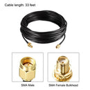 1.03 XCP Nayax VPOS Touch 33 Foot SMA Extension Cable With Male SMA Connector to SMA Female Connector.