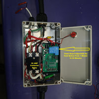 .054A - XCP 220~240V Electricity 50A Remote Cashless Payment Timer Station Connected By Supplied 2 Wire Interface Cable Or At Optional Cost Wireless To The Model 1006 Central Cashless Payment Station.