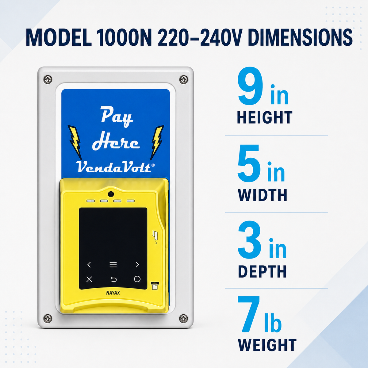 Model 1000N 220-240V