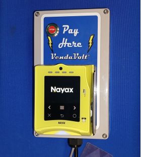 VendaVolt Wall Mounted 12V Shower & Doggie Wash Payment Station