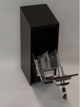 Inside View of the Model 5000 Series Card Dispenser Cabinet