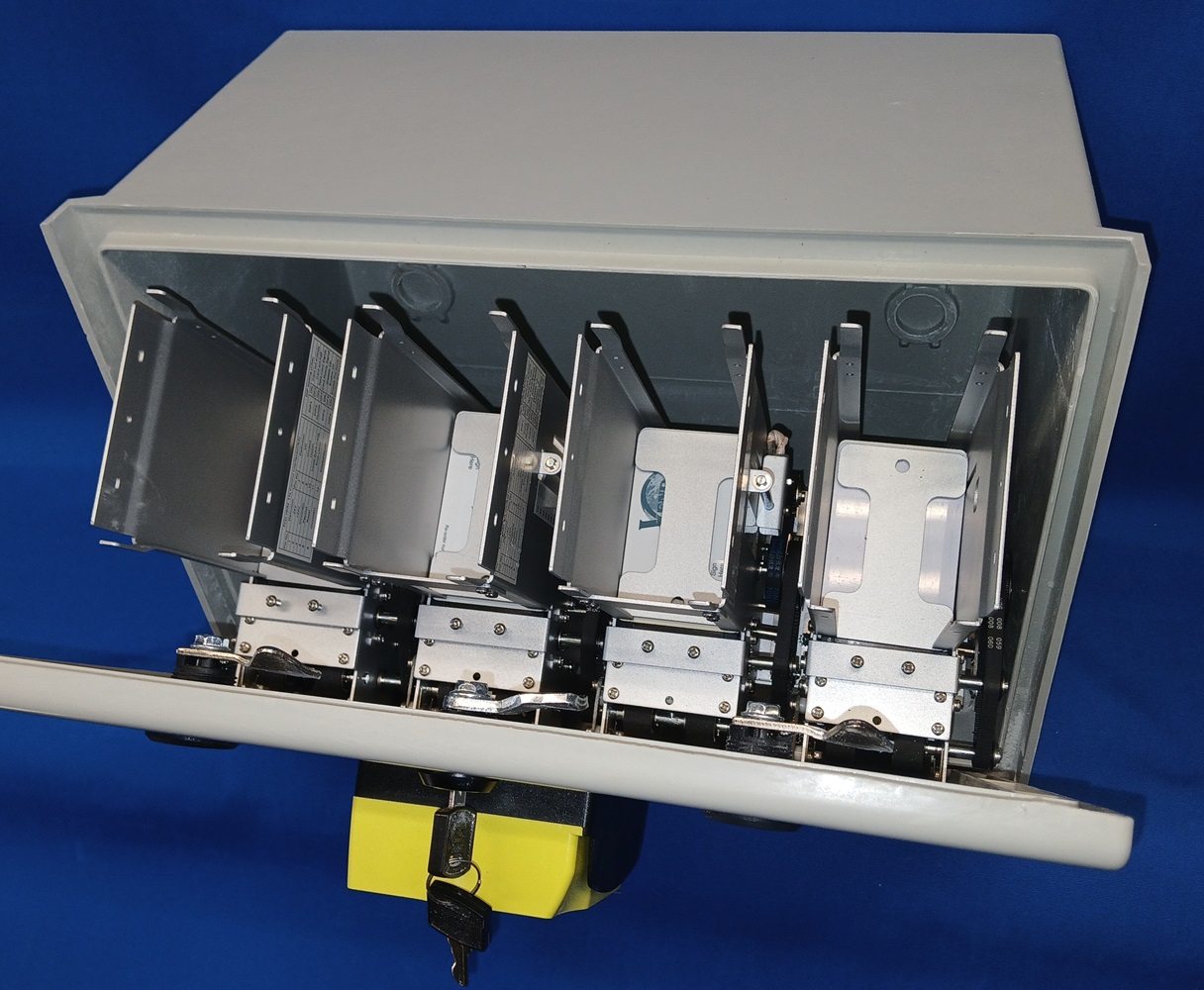 0.08 - Nayax Powered Model 5004VT Waterproof Prepaid Four Card & Ticket Dispenser Cashless Payment Vending Machine. Accepts All Credit/Debit Cards, Including Cellular Apple Pay, Google Wallet. Ideal for; Transit Tickets/Cards, Amusement Arcade - Image 2