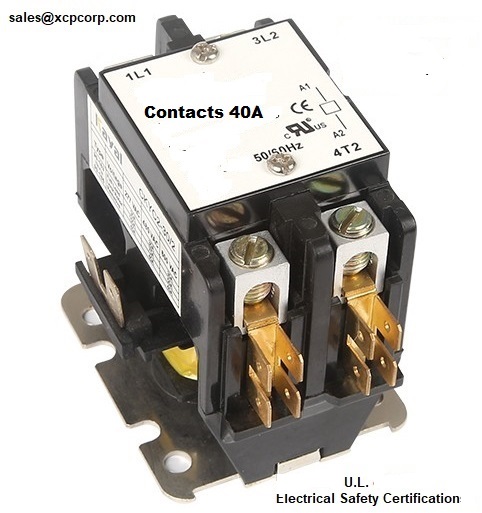 .229 - Relay Contactor - 40A 110~120 Volt Double Pole, Single Throw.