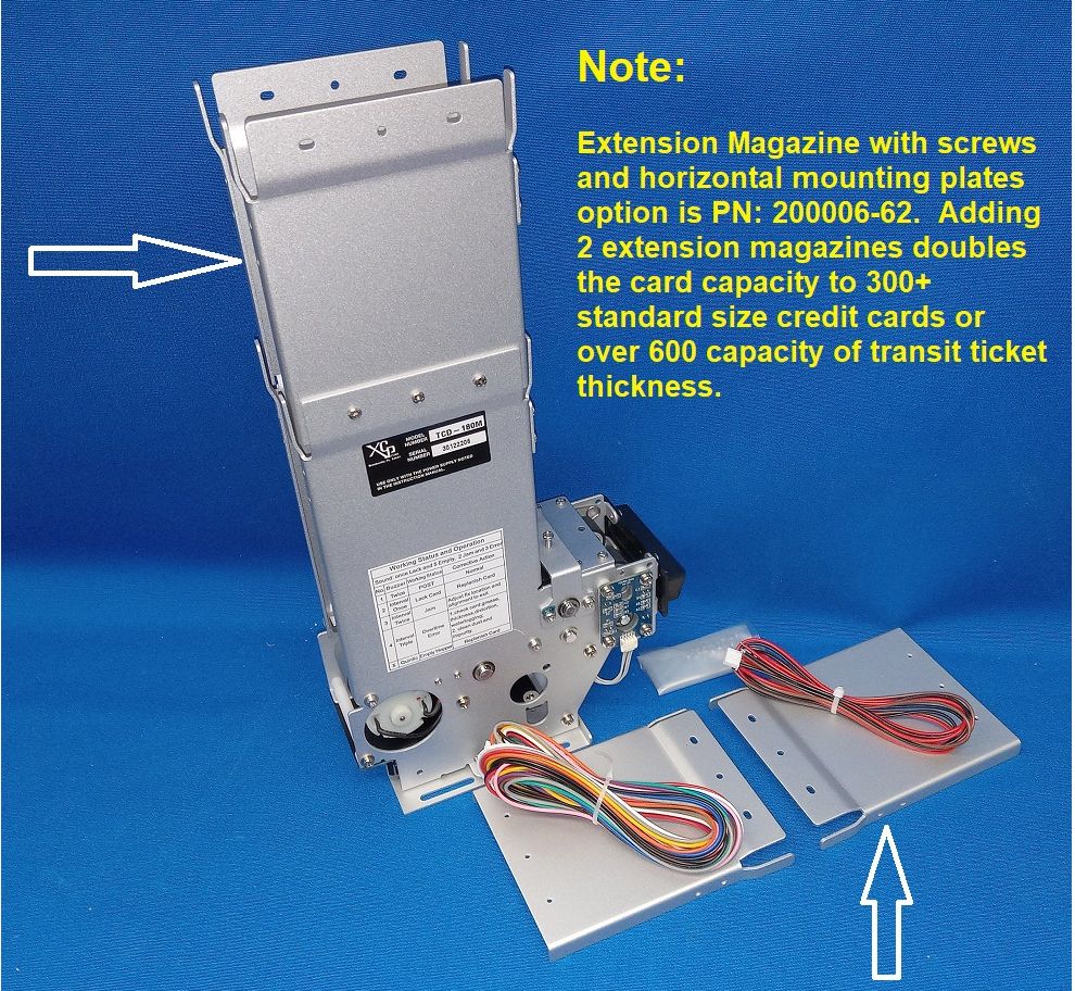 0.17 - Card & Ticket Dispenser Model TCD-180M 24V Serial, USB & Pulse Mode - Image 3