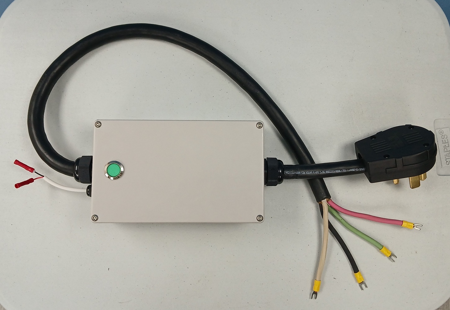 .054A - VendaVolt 220~240V Electricity 50A Remote Cashless Payment Timer Station Connected By Supplied 2 Wire Interface Cable Or At Optional Cost Wireless To The Model 1006 Central Cashless Payment Station.